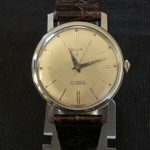 VTG Elgin American Made USA DuraPower Automatic 27 Jewels 33mm Cal761 Watch Runs